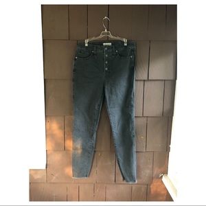 Madewell 10 inch high rise skinny jeans, 31 Tall